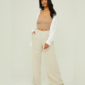 ALTAR’D STATE Tessa Linen Trouser Pants